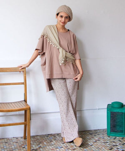 Dolman Sleeve Top & Ribbed Tank Set