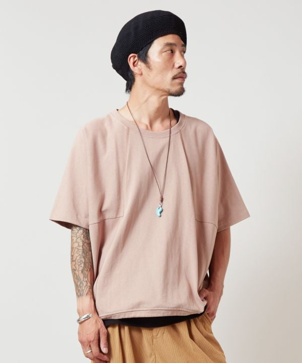 Men's Dolman Sleeve Top & Ribbed Tank Set