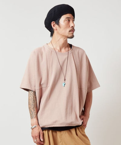 Men's Dolman Sleeve Top & Ribbed Tank Set