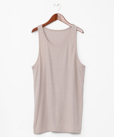 Men's Dolman Sleeve Top & Ribbed Tank Set