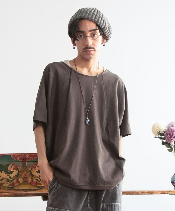 Men's Dolman Sleeve Top & Ribbed Tank Set