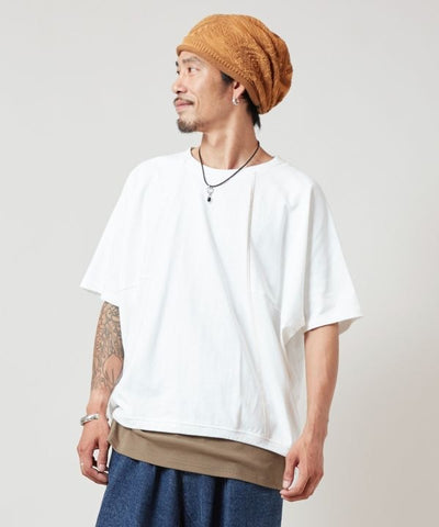 Men's Dolman Sleeve Top & Ribbed Tank Set
