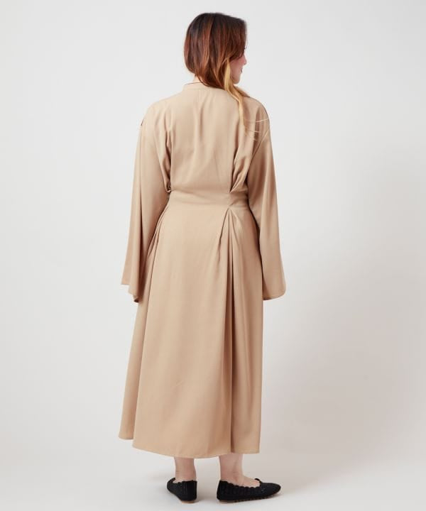 Peony Crane Crossover Dress