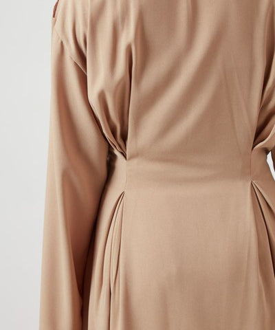 Peony Crane Crossover Dress