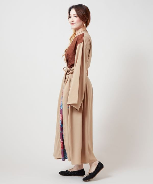 Peony Crane Crossover Dress