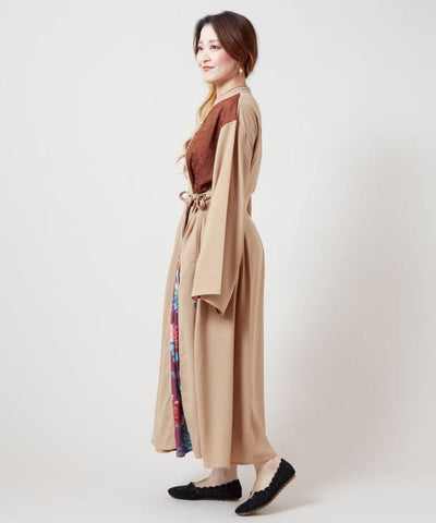 Peony Crane Crossover Dress