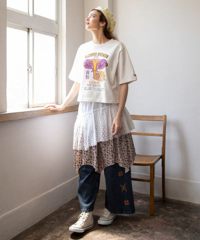 Vintage-Inspired 3/4 Sleeve T-Shirt