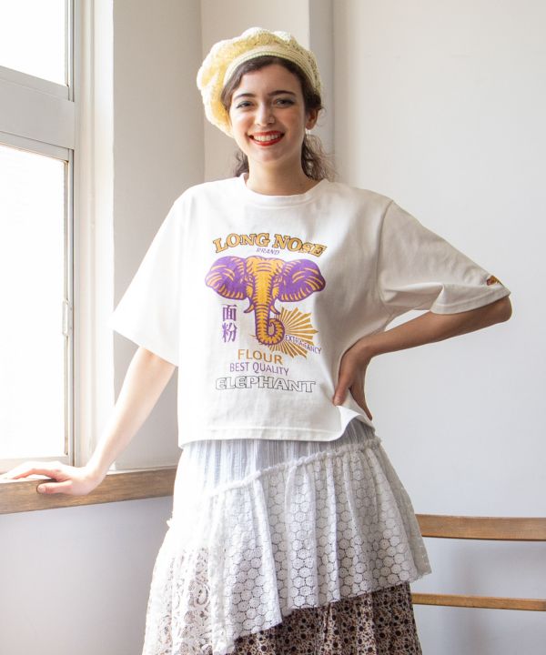 Vintage-Inspired 3/4 Sleeve T-Shirt