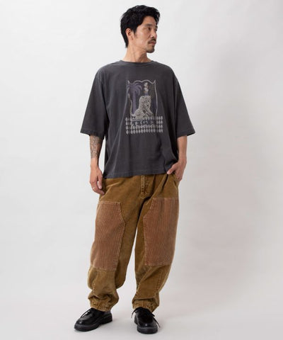 Men's Vintage-Inspired 3/4 Sleeve T-Shirt by AMINA - Ametsuchi