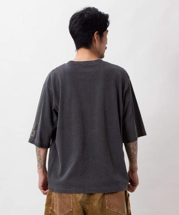 Men's Vintage-Inspired 3/4 Sleeve T-Shirt by AMINA - Ametsuchi