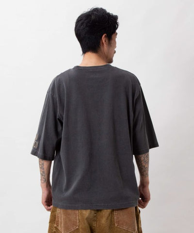 Men's Vintage-Inspired 3/4 Sleeve T-Shirt by AMINA - Ametsuchi