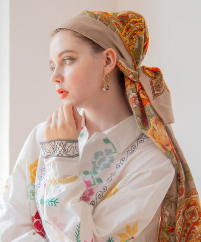 Elegant Floral Scarf