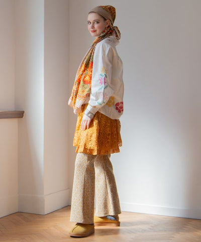 Elegant Floral Scarf