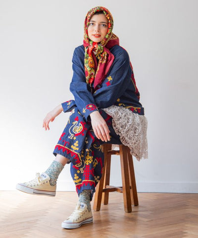 Elegant Floral Scarf