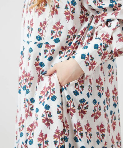 Elegant Cotton Dress with Pockets