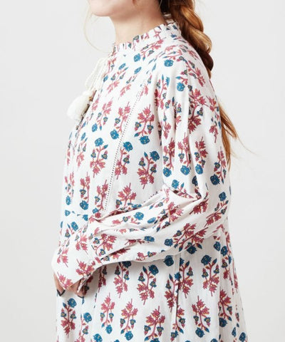 Elegant Cotton Dress with Pockets