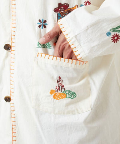 Men's Vivid Embroidered Shirt