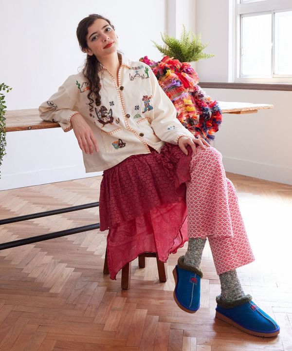 Vivid Embroidered Shirt