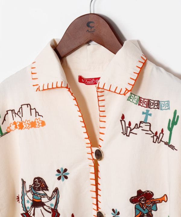 Vivid Embroidered Shirt