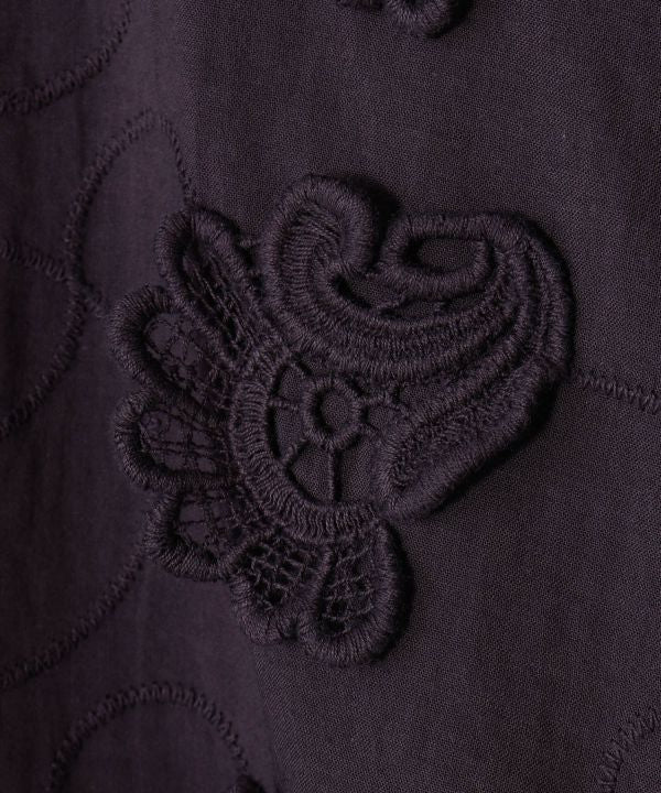 Patchwork Embroidered Cotton Shirt