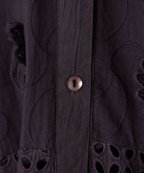 Patchwork Embroidered Cotton Shirt