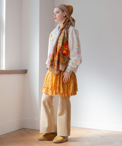 Layered Lace Mini Skirt