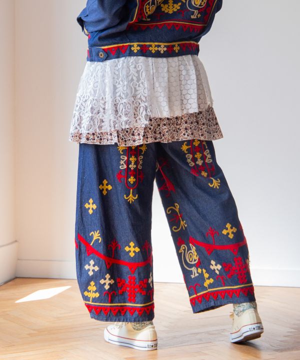 Layered Lace Mini Skirt