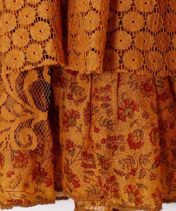 Layered Lace Mini Skirt