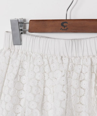 Layered Lace Mini Skirt