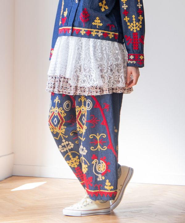 Layered Lace Mini Skirt