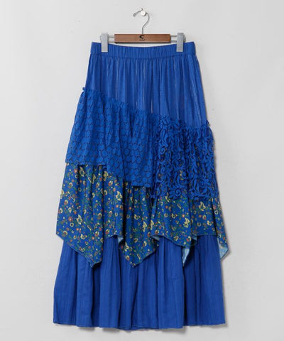Layered Lace Long Skirt by AMINA - Ametsuchi
