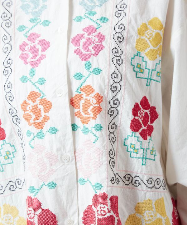 Embroidered Statement Shirt