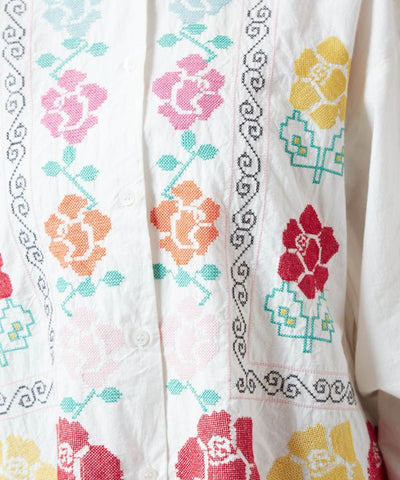 Embroidered Statement Shirt