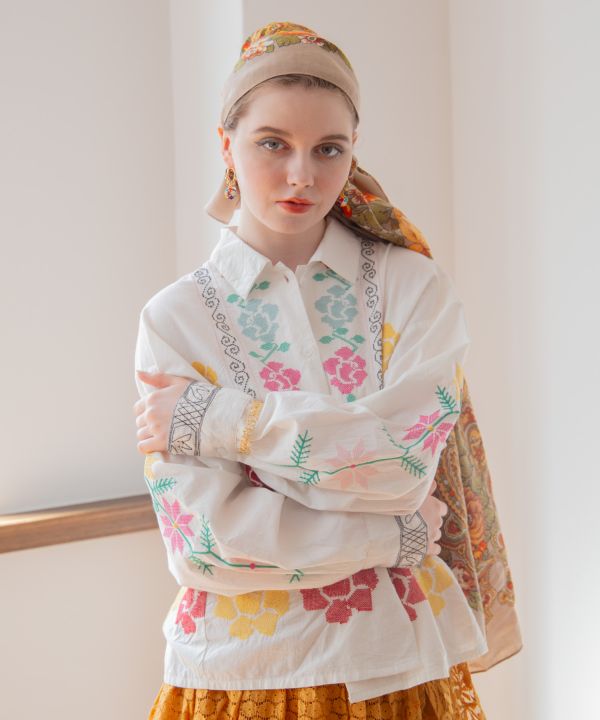 Embroidered Statement Shirt