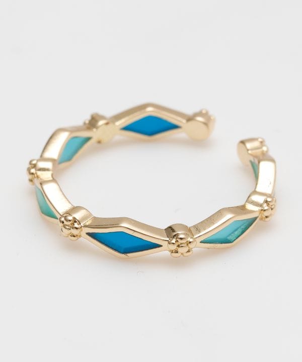 Stained Glass Like Hoop Ear Cuff (1pc)