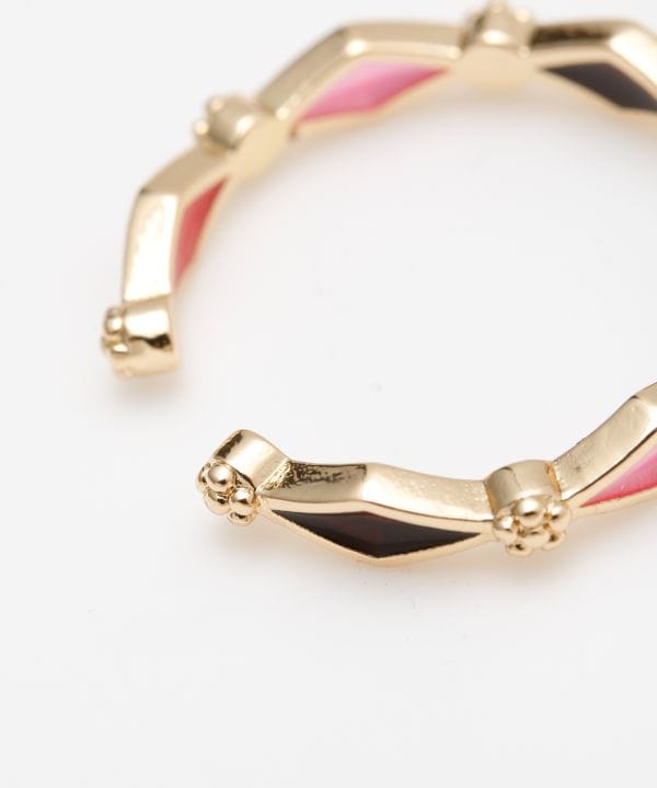 Stained Glass Like Hoop Ear Cuff (1pc)