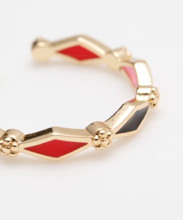 Stained Glass Like Hoop Ear Cuff (1pc)