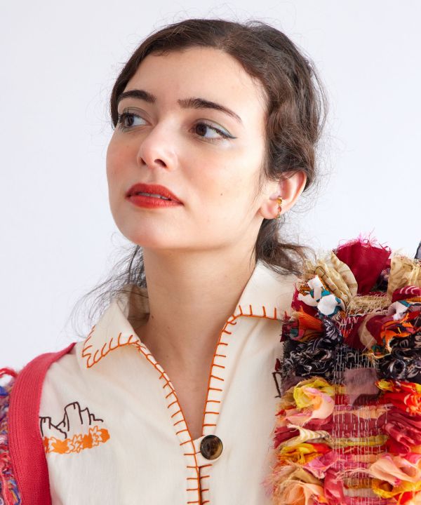 Stained Glass Like Hoop Ear Cuff (1pc)