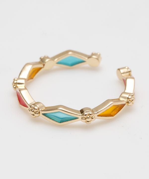 Stained Glass Like Hoop Ear Cuff (1pc)