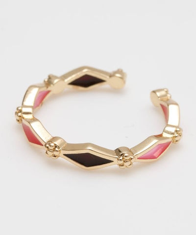 Stained Glass Like Hoop Ear Cuff (1pc)