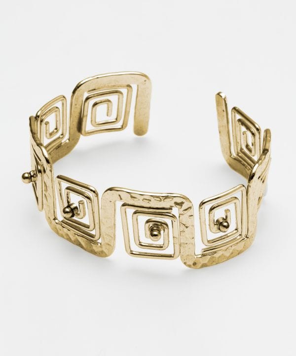 Spiral Square Bracelet