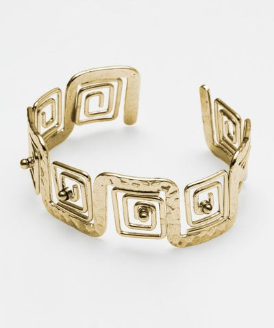 Spiral Square Bracelet