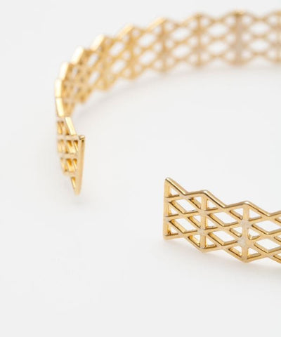 Geometric Diamond Link Bracelet