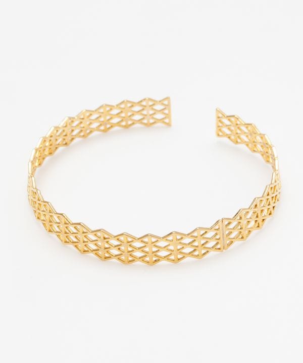 Geometric Diamond Link Bracelet