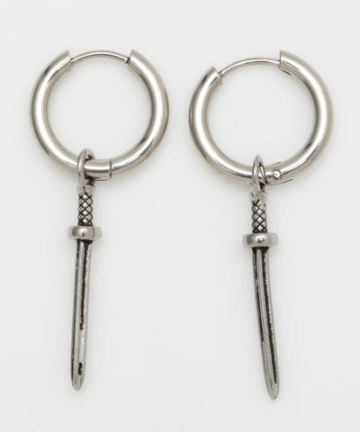 Slim Sword Dangle Earrings