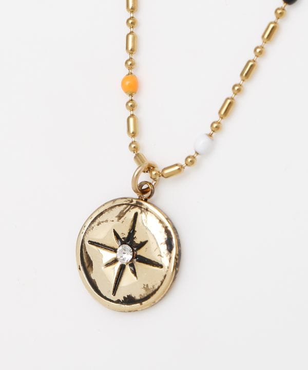 Colorful Sun Motif Necklace
