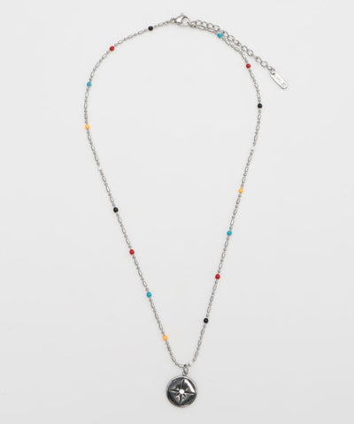 Colorful Sun Motif Necklace