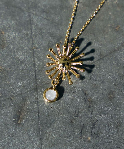 Starry Flower Pendant Necklace