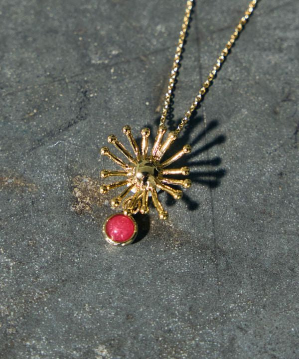 Starry Flower Pendant Necklace
