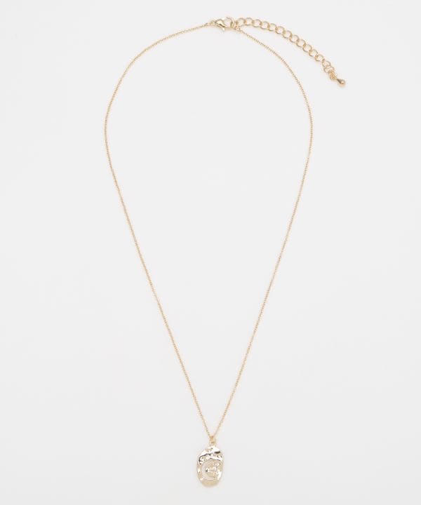 Oval Star & Moon Minimalist Necklace